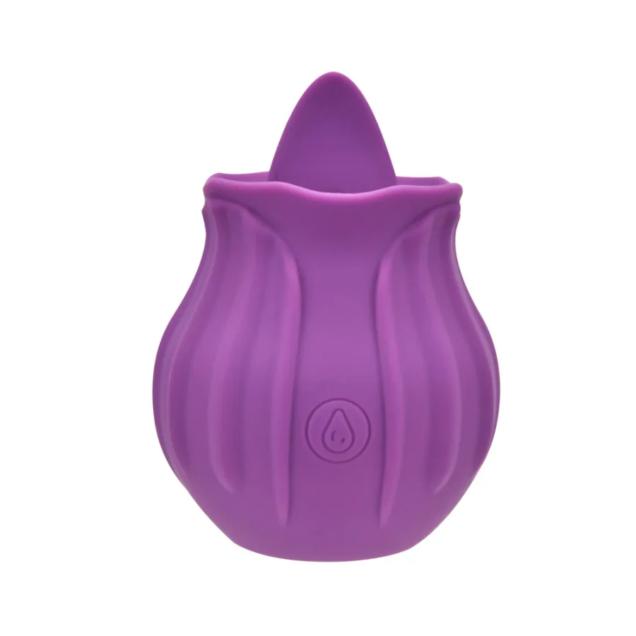 Loving Joy Rose Licking Clitoral Vibrator Purple