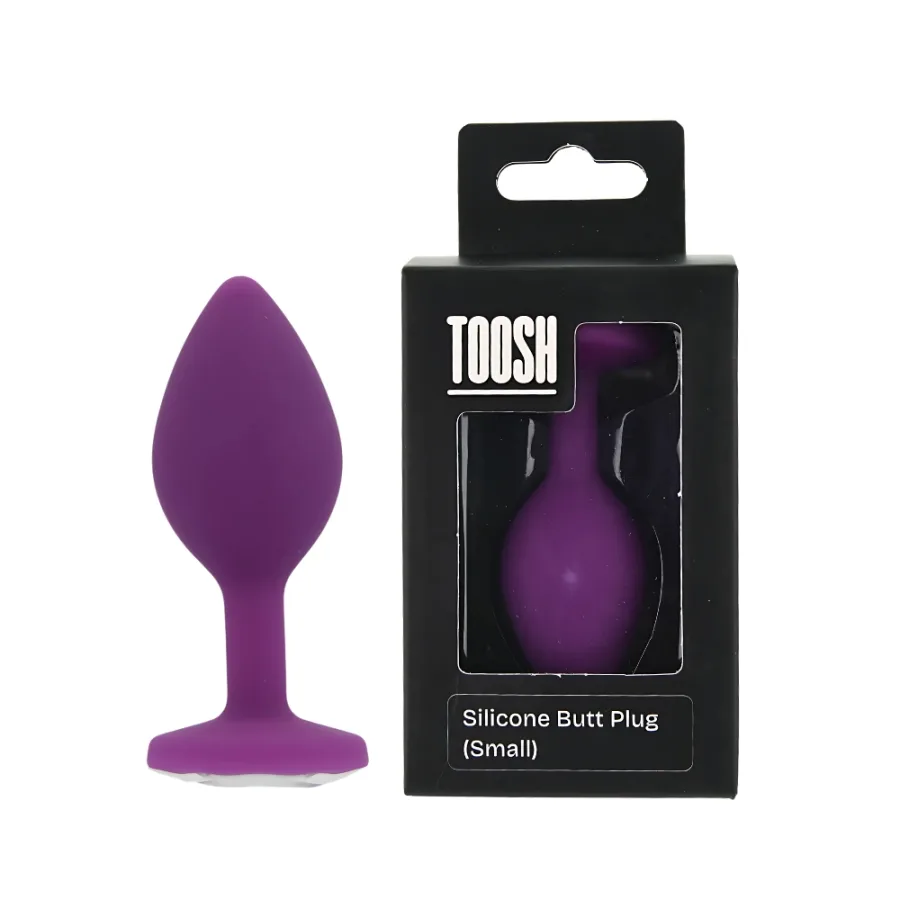Toosh Purple Silicone Butt Plug Small
