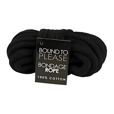 Bound to Please Bondage Rope Black