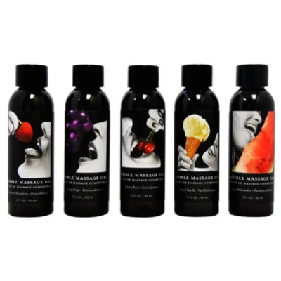 Earthly Body Edible Massage Oil 2oz - Vanilla